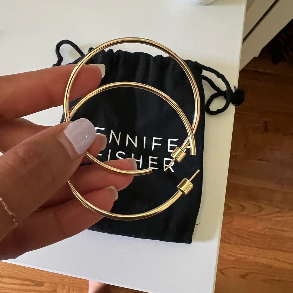 Jennifer fisher 2” Thread Hoops